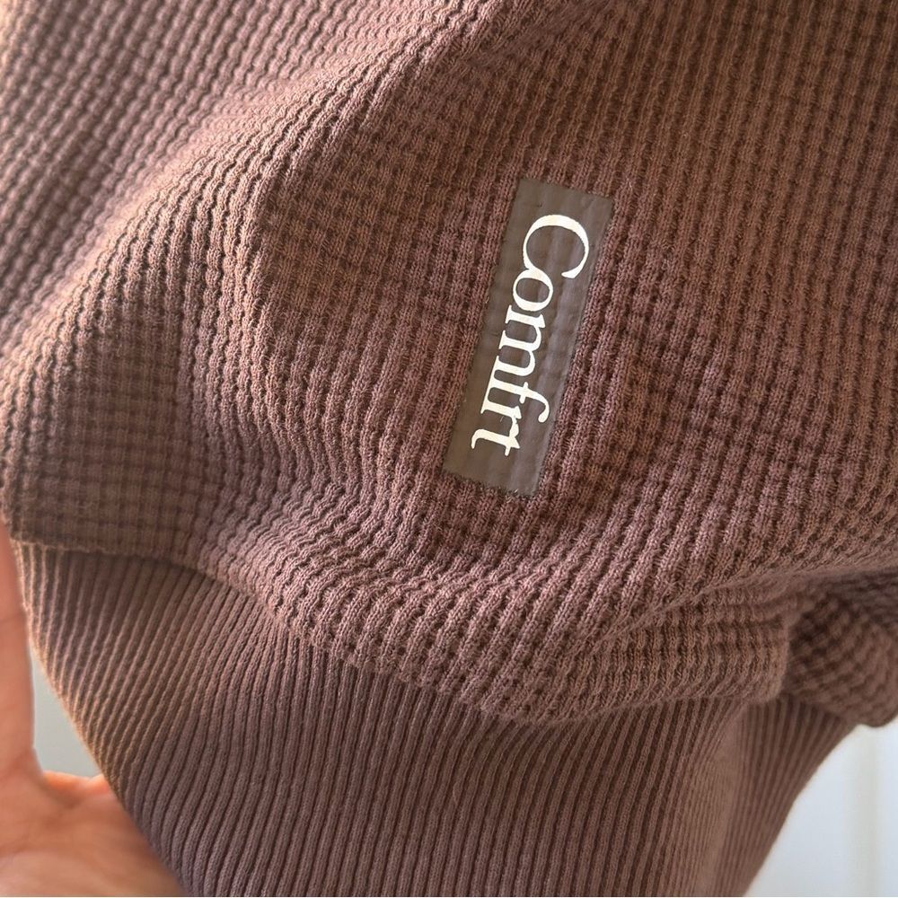 Comfrt Brown Waffle Lounge Set XL - Picture 9 of 10
